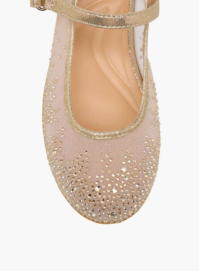 سيليست حذاء باليرينا بناتي بشريط لاصق تشكيلة رمضان - Image 4